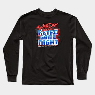 Thursday Night Retro Game Night Long Sleeve T-Shirt